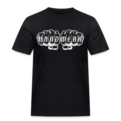 Männer Workwear T-Shirt "Handwerk" Schwarz Männer Workwear T-Shirt