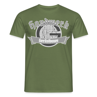 Unisex T-Shirt "Gerüstbauer" Militärgrün Männer T-Shirt