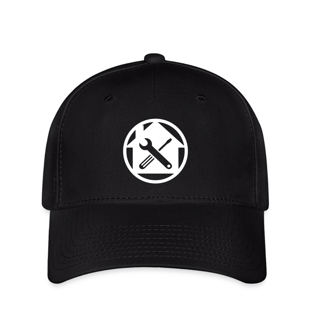 Flexfit Cap "Hausmeister" Schwarz Flexfit Cap