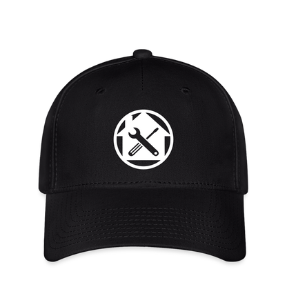 Flexfit Cap "Hausmeister" Schwarz Flexfit Cap
