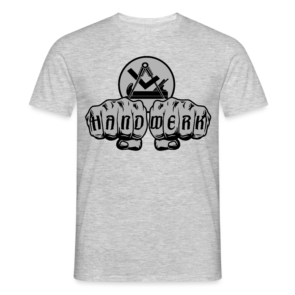 Unisex T-Shirt "Schreiner/Tischler" - Grau meliert