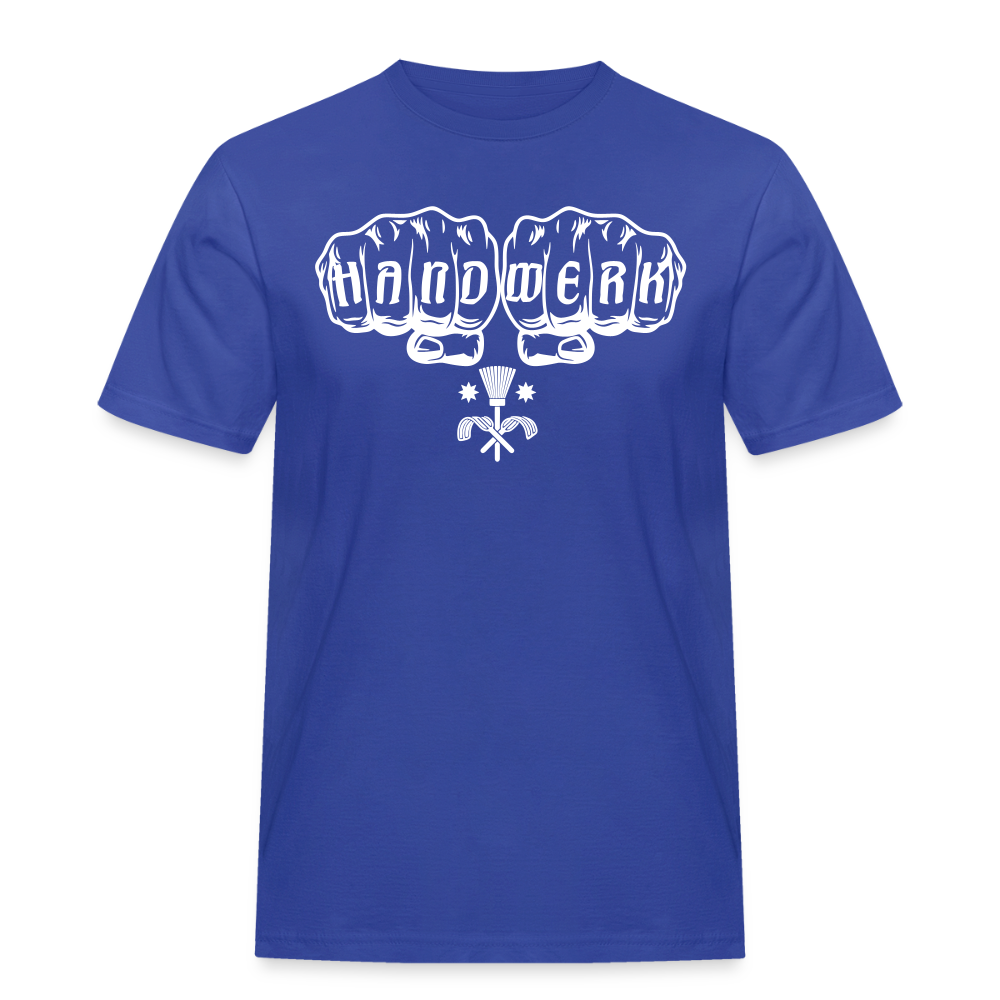 Männer Workwear T-Shirt "Schornsteinfeger" - Royalblau