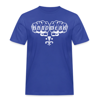 Männer Workwear T-Shirt "Schornsteinfeger" Royalblau Männer Workwear T-Shirt