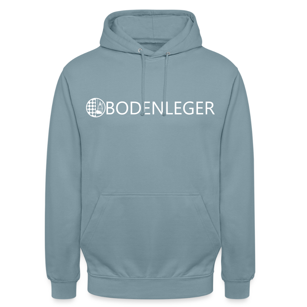 Unisex Hoodie "Bodenleger" Nebelblau Unisex Hoodie
