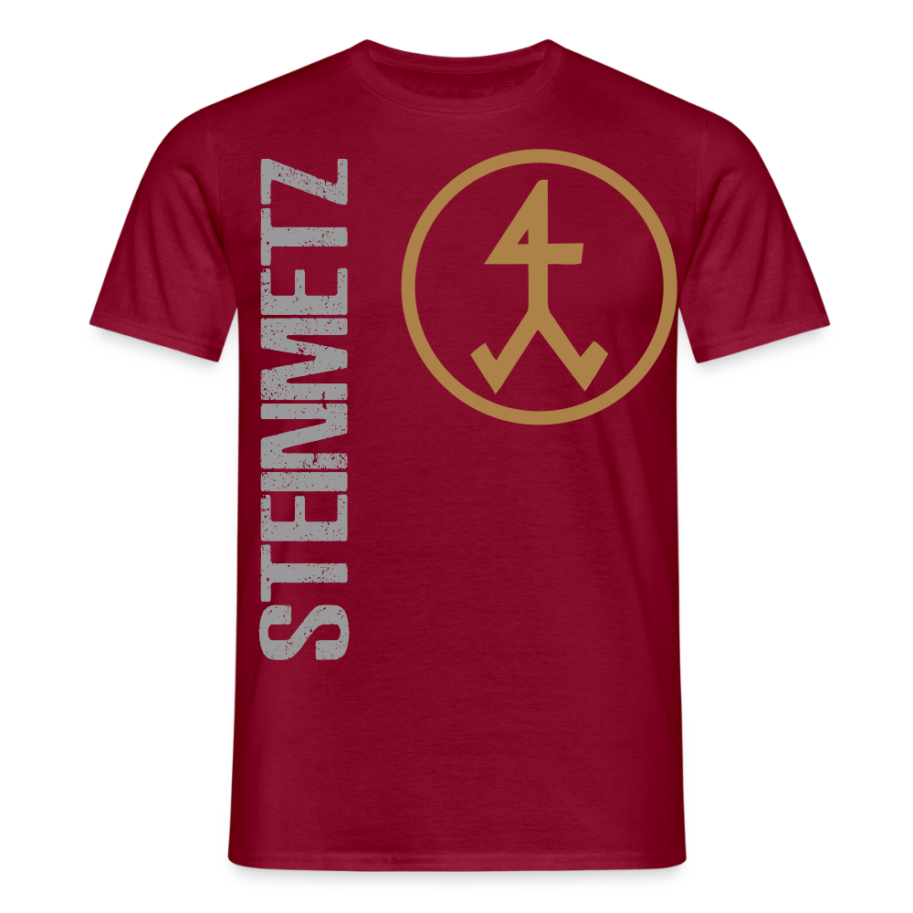 Unisex T-Shirt "Steinmetz" Ziegelrot Männer T-Shirt