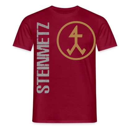 Unisex T-Shirt "Steinmetz" Ziegelrot Männer T-Shirt