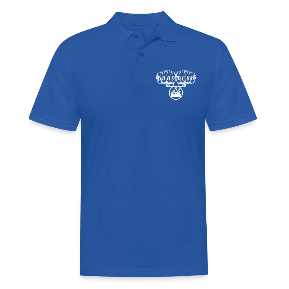 Männer Poloshirt "Schreiner" Royalblau Männer Poloshirt