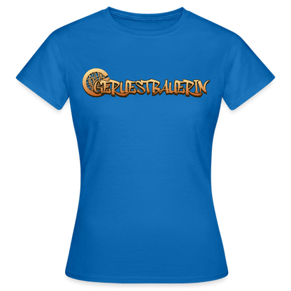 Frauen T-Shirt "Gerüstbauerin" Royalblau Frauen T-Shirt