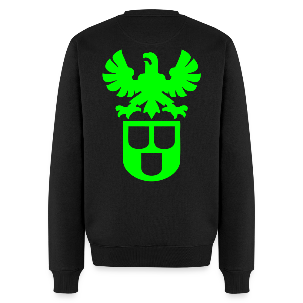 Unisex Premium Pullover "Maler+Lackierer" neongrün Schwarz Männer Premium Pullover