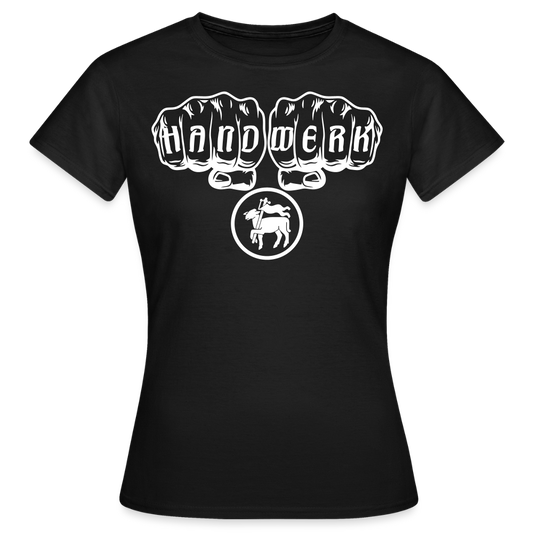 Frauen T-Shirt "Fleischer" Schwarz Frauen T-Shirt