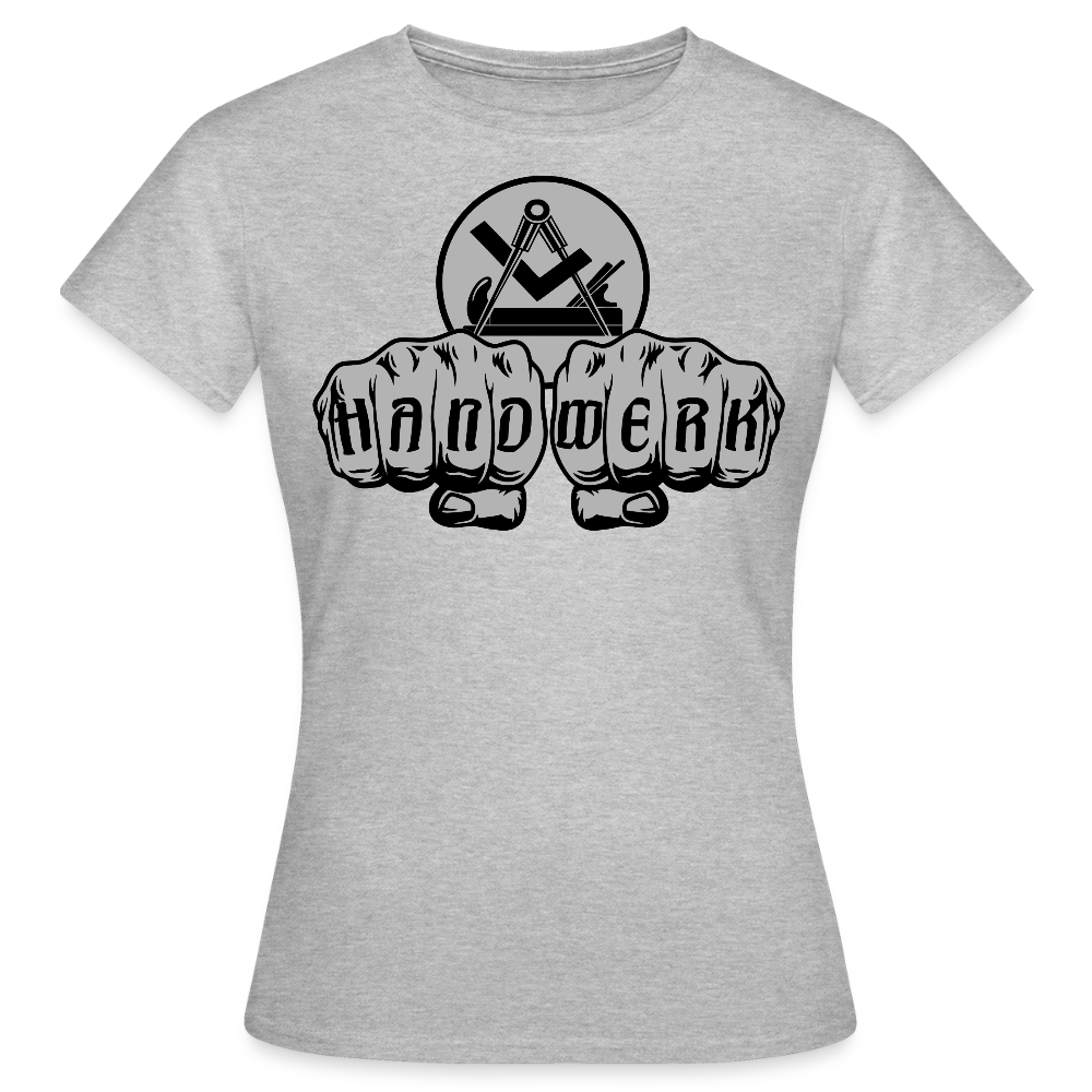 Frauen T-Shirt "Schreiner/Tischler" - Grau meliert