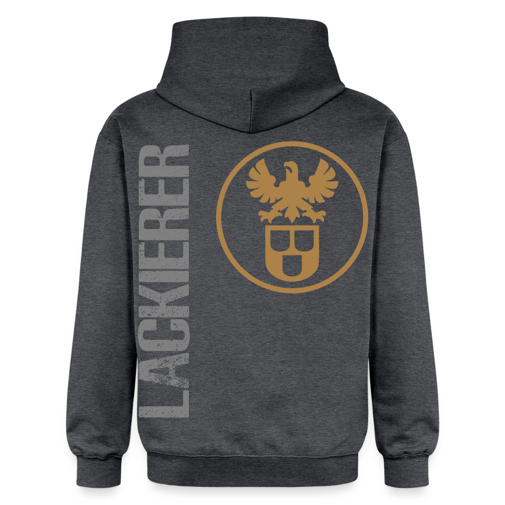 Gildan Unisex Softstyle® "Lackierer" Dunkelgrau meliert Gildan Unisex Softstyle® Midweight Hoodie