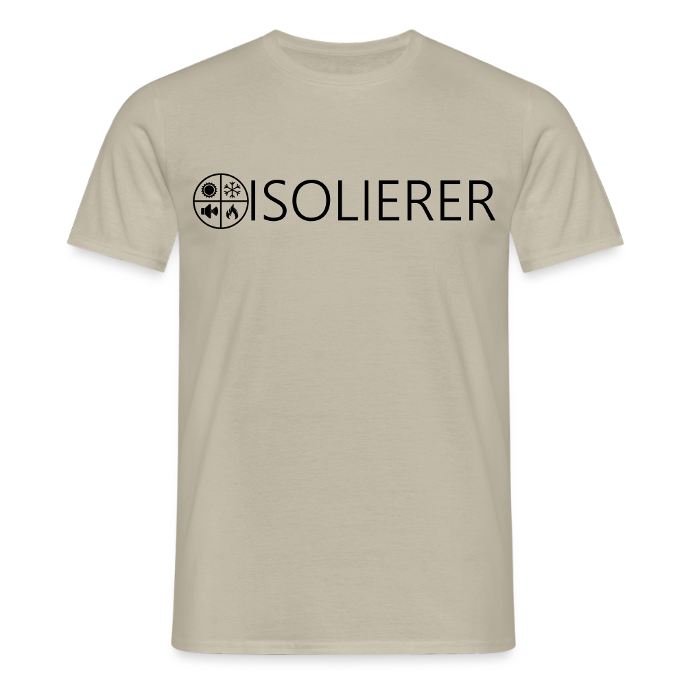 Unisex T-Shirt "Isolierer" Sandbeige Männer T-Shirt