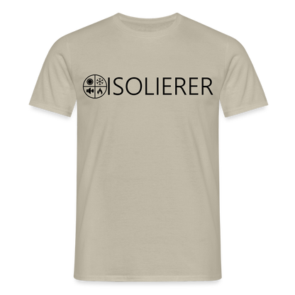 Unisex T-Shirt "Isolierer" Sandbeige Männer T-Shirt