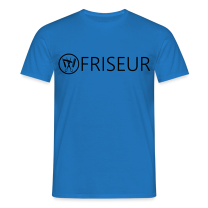Unisex T-Shirt "Friseur" Royalblau Männer T-Shirt