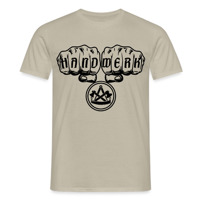 Unisex T-Shirt "Zimmermann" Sandbeige Männer T-Shirt