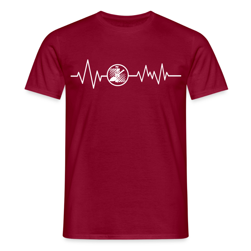 Unisex T-Shirt "Fliesenleger" Ziegelrot Männer T-Shirt