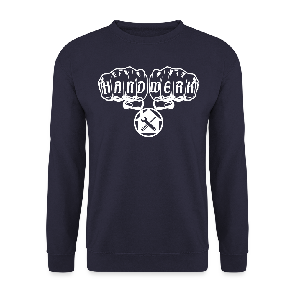 Unisex Pullover "Hausmeister" Navy Unisex Pullover