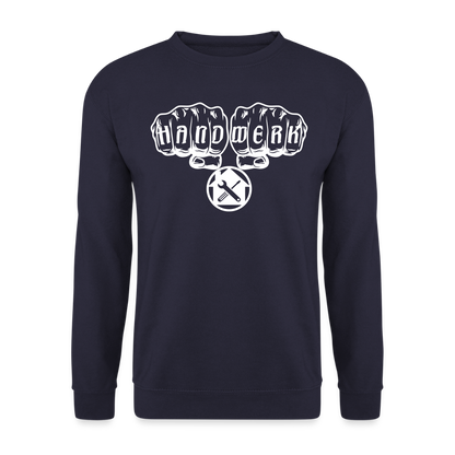 Unisex Pullover "Hausmeister" Navy Unisex Pullover