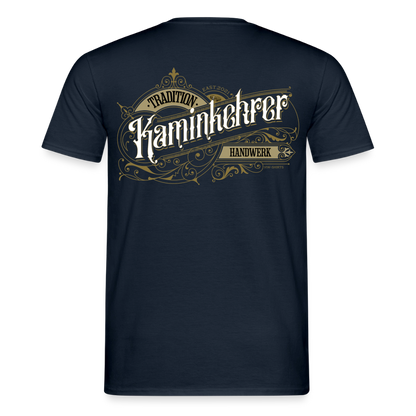 Unisex T-Shirt "Kaminkehrer"-Nostalgie von Spreadconnect, Männer T-Shirt mit nostalgischem Kaminkehrer-Design, bequemes Baumwollshirt