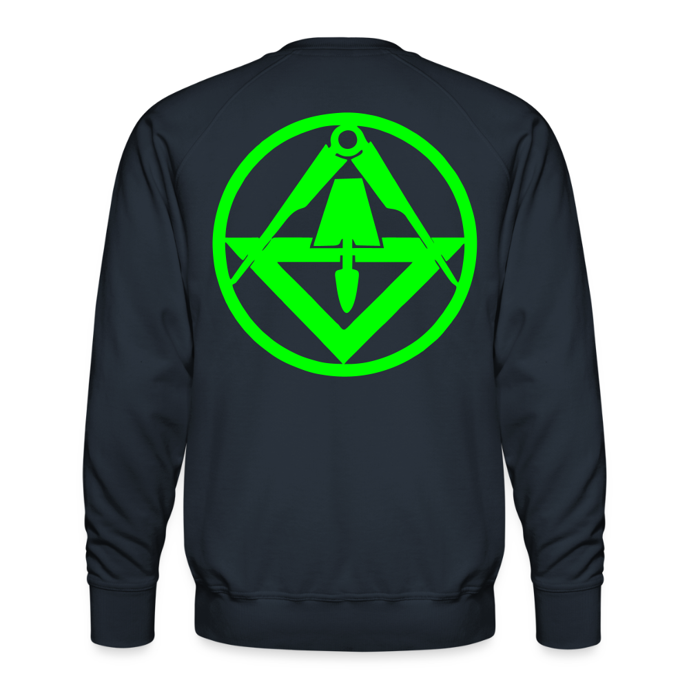 Unisex Premium Pullover "Stuckateur" neongrün Männer Premium Pullover