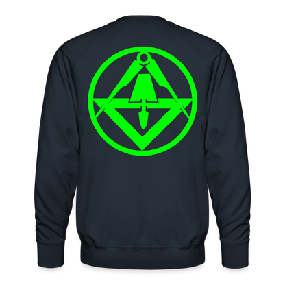 Unisex Premium Pullover "Stuckateur" neongrün Männer Premium Pullover