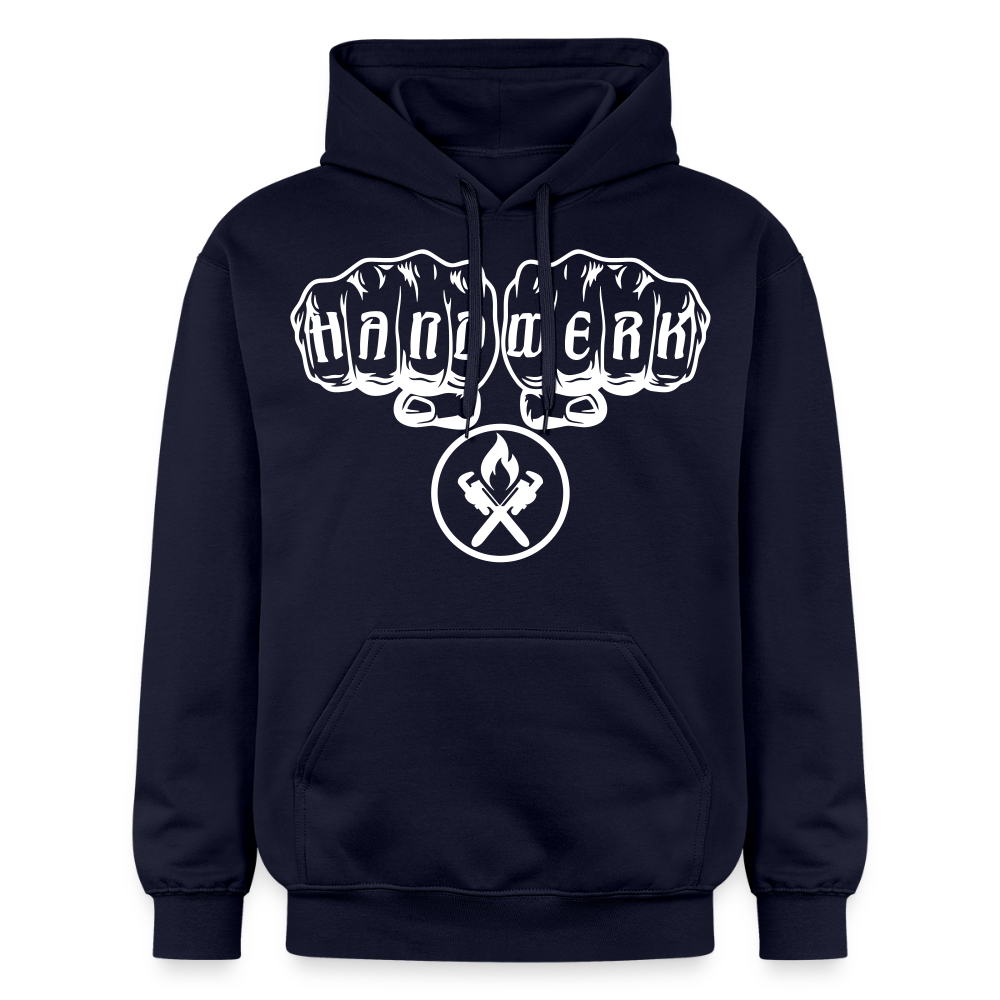 Gildan Unisex Softstyle® "Heizungsbauer" Navy Gildan Unisex Softstyle® Midweight Hoodie