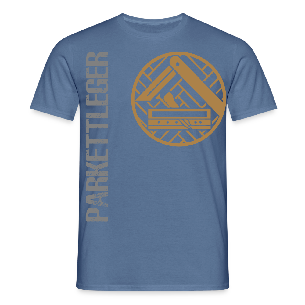 Unisex T-Shirt "Parkettleger" Taubenblau Männer T-Shirt