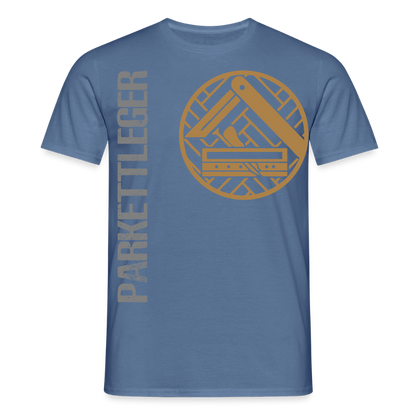 Unisex T-Shirt "Parkettleger" Taubenblau Männer T-Shirt