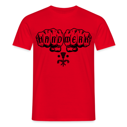 Unisex T-Shirt "Schornsteingfeger" Rot Männer T-Shirt