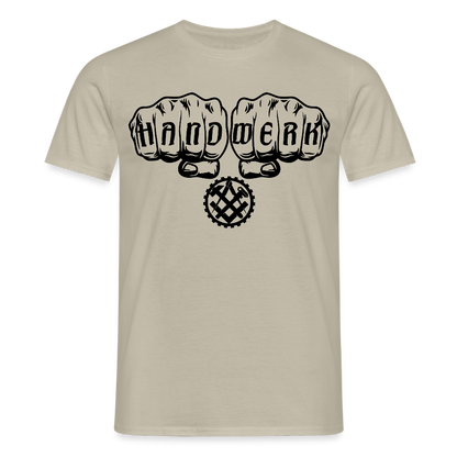 Unisex T-Shirt "Mechaniker" Sandbeige Männer T-Shirt