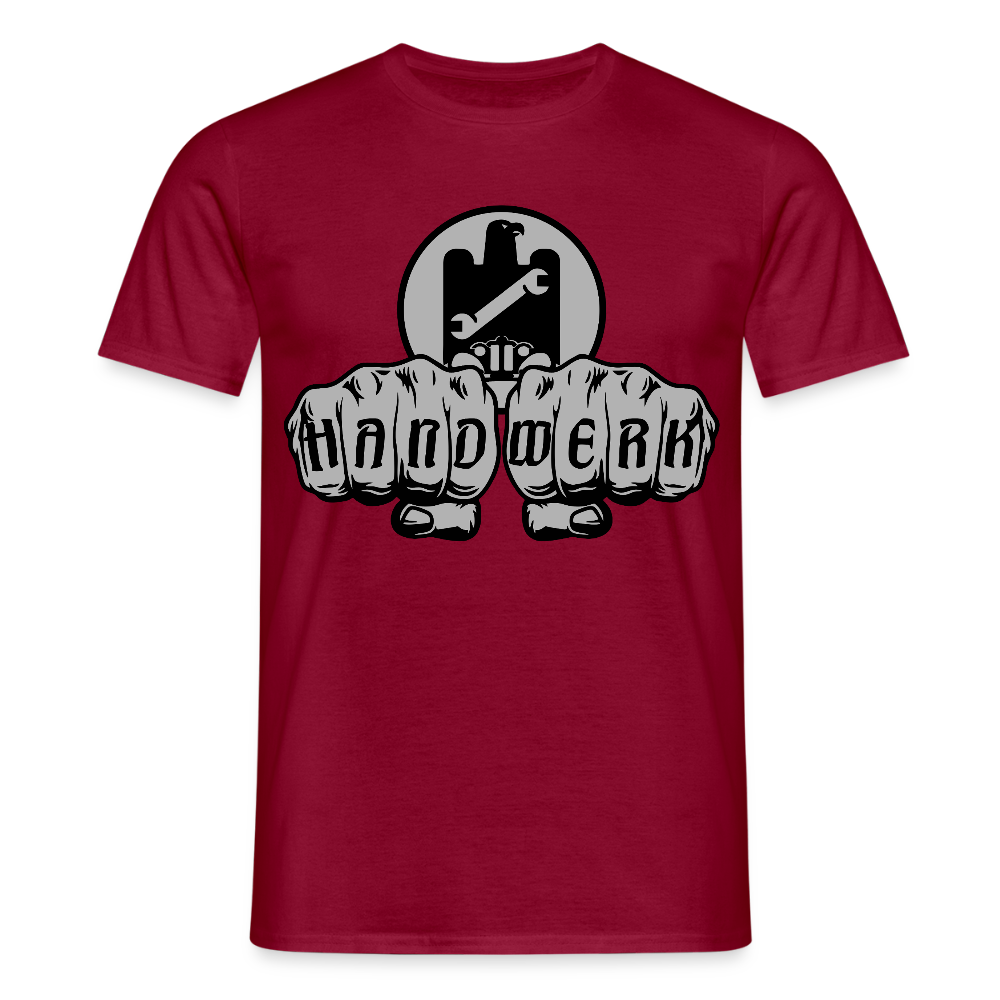 Unisex T-Shirt "KFZ-Mechaniker" Ziegelrot Männer T-Shirt