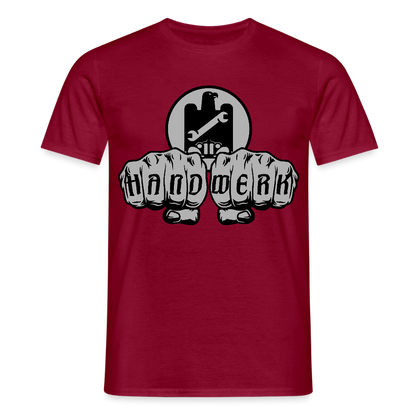 Unisex T-Shirt "KFZ-Mechaniker" Ziegelrot Männer T-Shirt