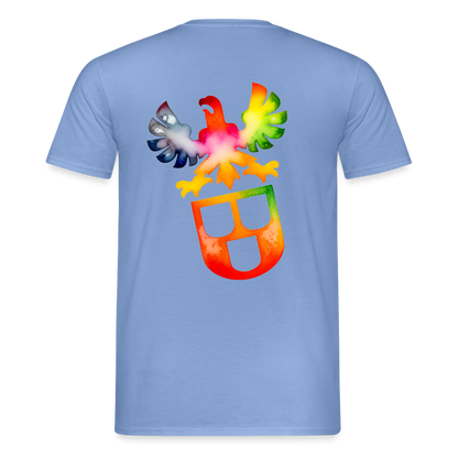 Unisex T-Shirt "Maler" (beidseitig bedruckt) carolina blue Männer T-Shirt