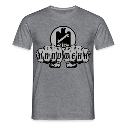 Unisex T-Shirt "KFZ-Mechaniker" Graphit meliert Männer T-Shirt