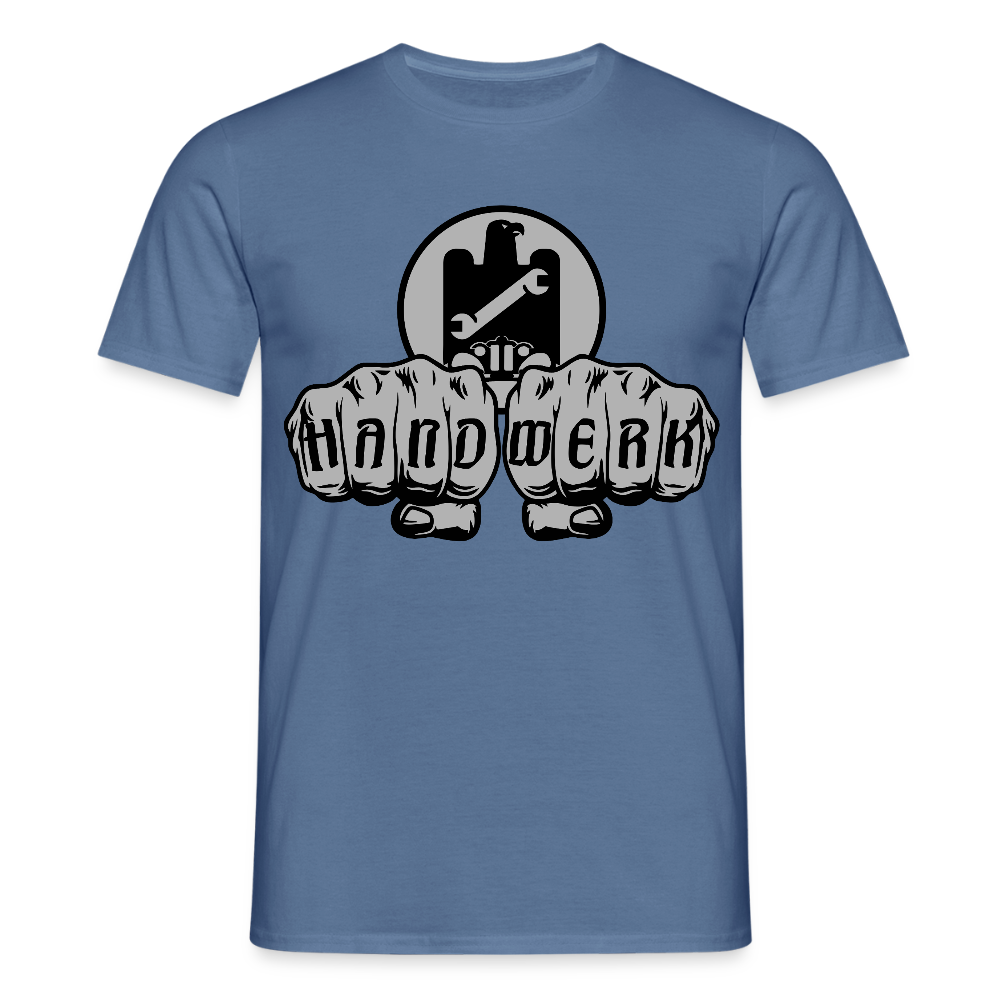 Unisex T-Shirt "KFZ-Mechaniker" Taubenblau Männer T-Shirt