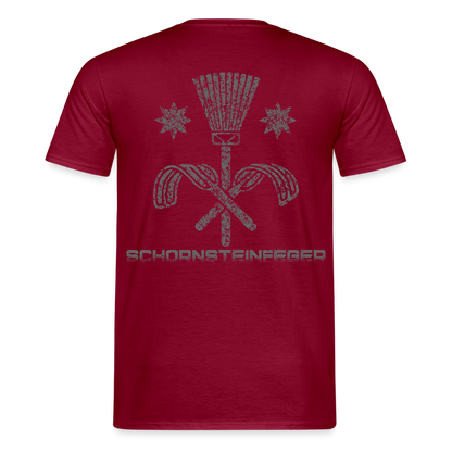Unisex T-Shirt "Schornsteinfeger" Ziegelrot Männer T-Shirt