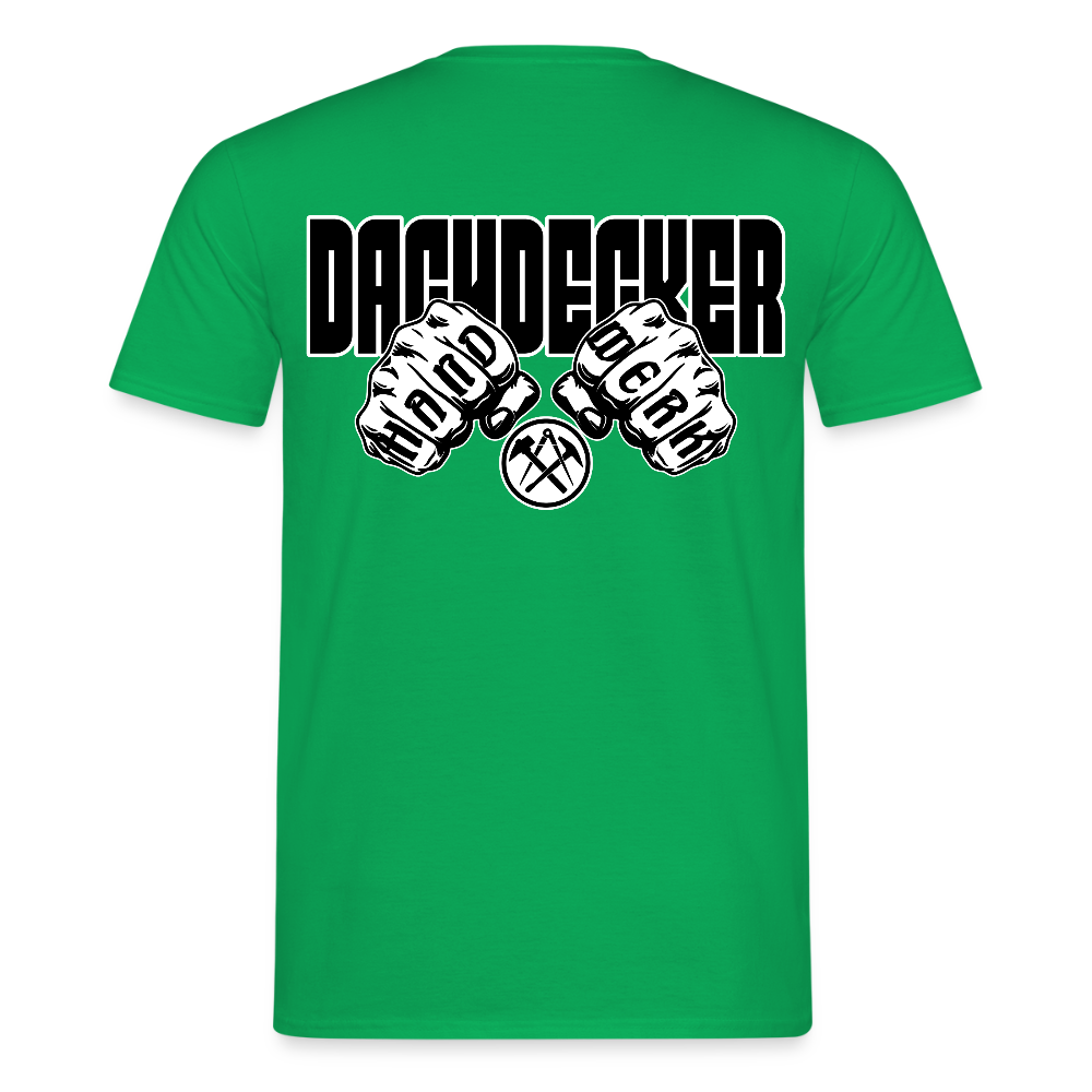 Unisex T-Shirt "Dachdecker" Kelly Green Männer T-Shirt