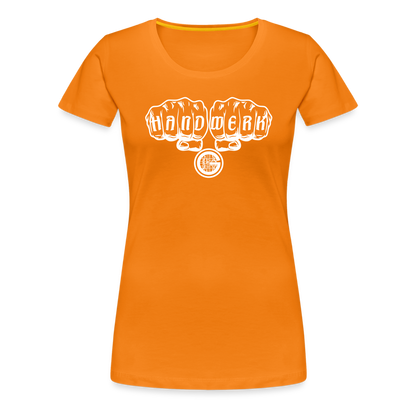 Frauen Premium T-Shirt "Gerüstbauer" - Orange