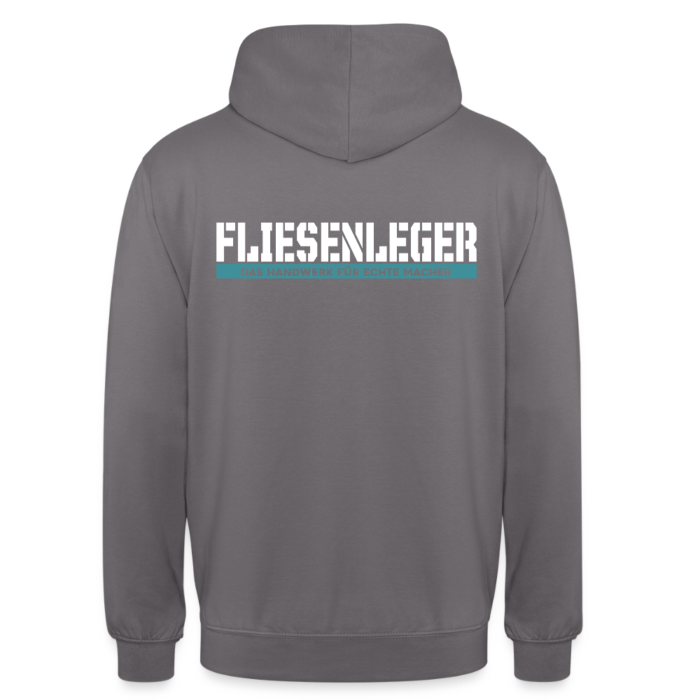 Unisex Hoodie HW-300 | MACHER "Fliesenleger" Mittelgrau Unisex Hoodie {{ color }}