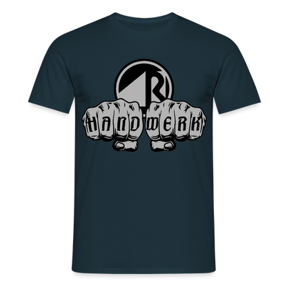 Unisex T-Shirt "Raumausstatter" Navy Männer T-Shirt