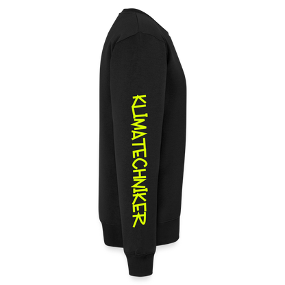 Unisex Premium Pullover "Klimatechniker" neongelb Männer Premium Pullover