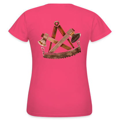 Frauen T-Shirt "Zimmermann" (beidseitig bedruckt) - Azalea