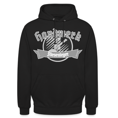 Unisex Hoodie "Fliesenleger" Schwarz Unisex Hoodie