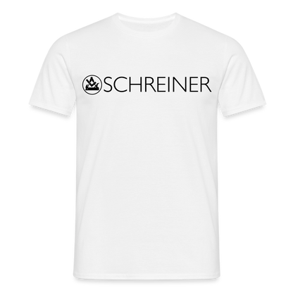Unisex T-Shirt "Schreiner" Weiß Männer T-Shirt