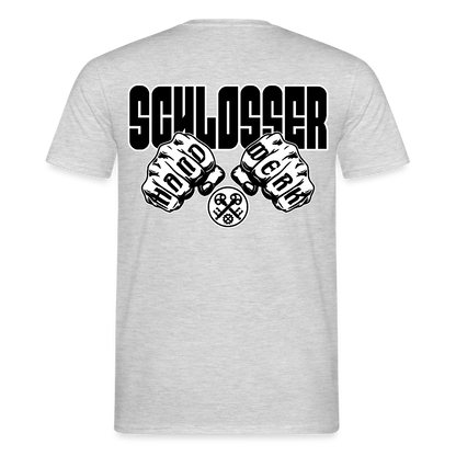 Unisex T-Shirt "Schlosser" Grau meliert Männer T-Shirt