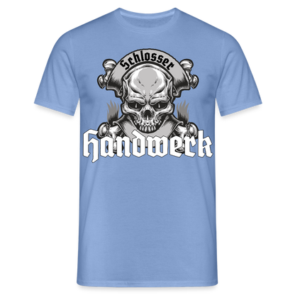 Unisex T-Shirt "Skull-Schlosser" carolina blue Männer T-Shirt