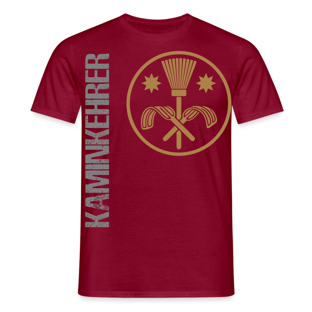 Unisex T-Shirt "Kaminkehrer" Ziegelrot Männer T-Shirt