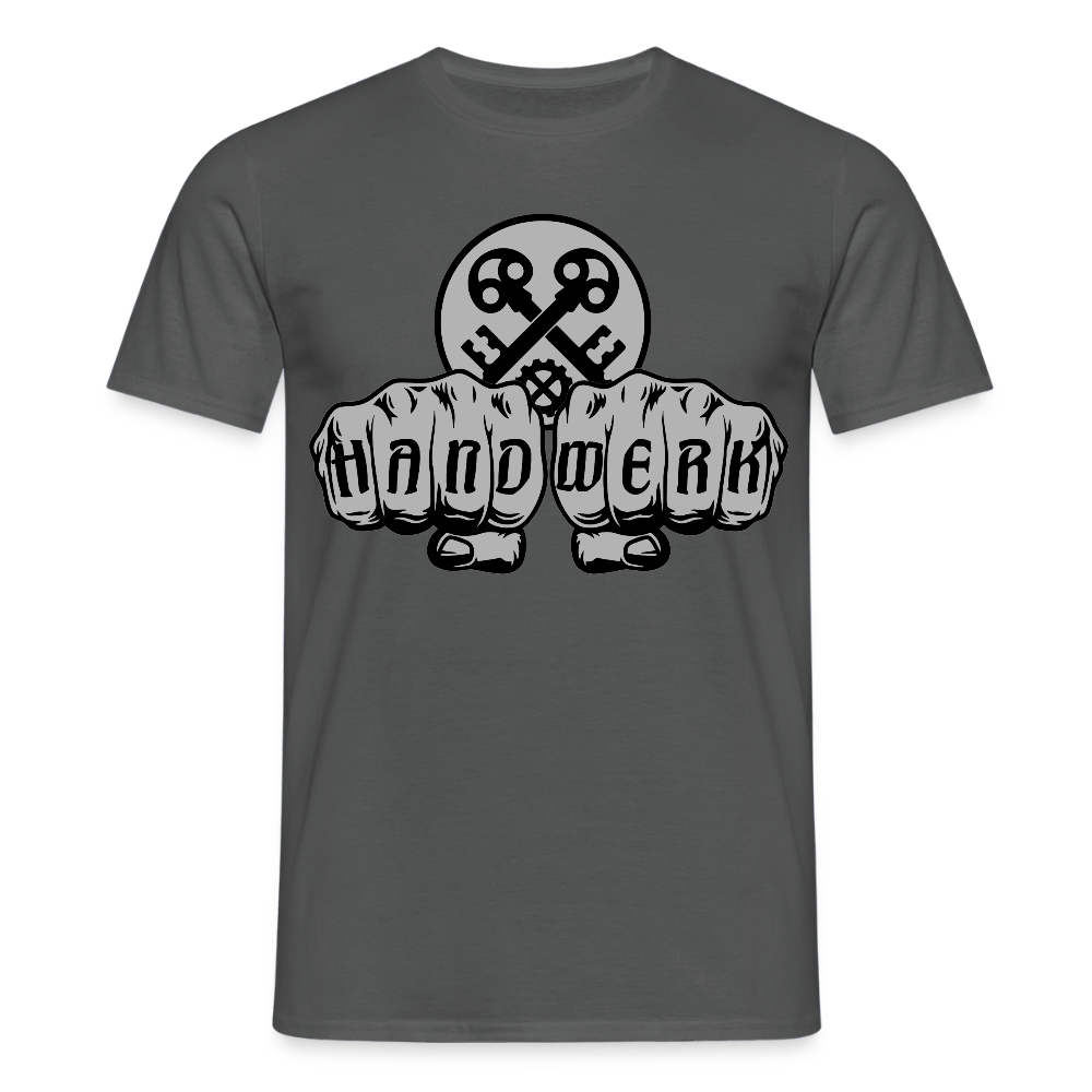 Unisex T-Shirt "Schlosser" Anthrazit Männer T-Shirt