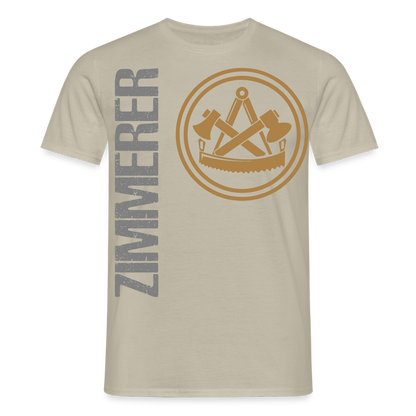 Unisex T-Shirt "Zimmerer" Sandbeige Männer T-Shirt
